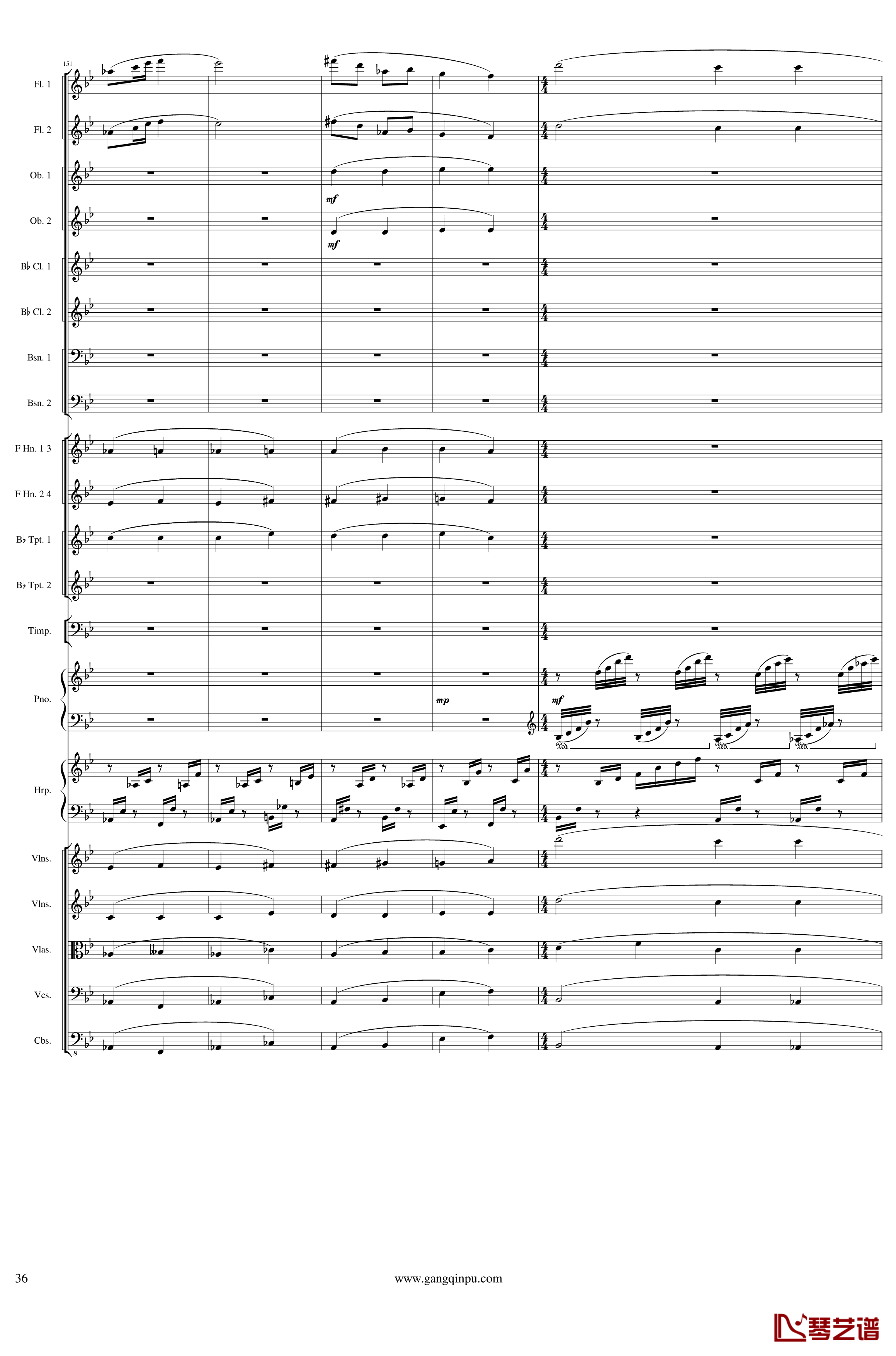 Symphonic Poem No.3, Op.91 Part 1钢琴谱-一个球36