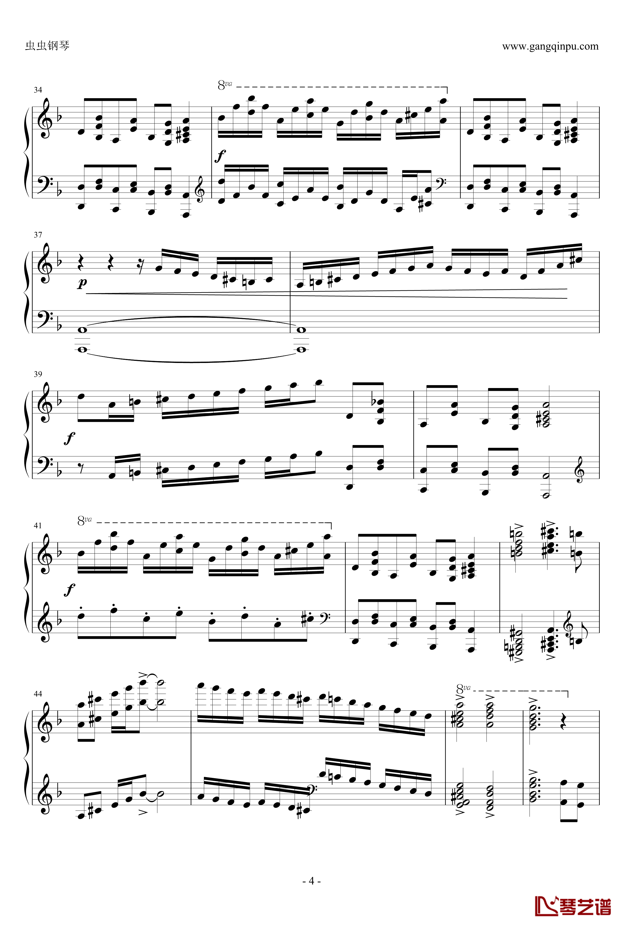 RollerballⅡ钢琴谱-马克西姆-Maksim·Mrvica4