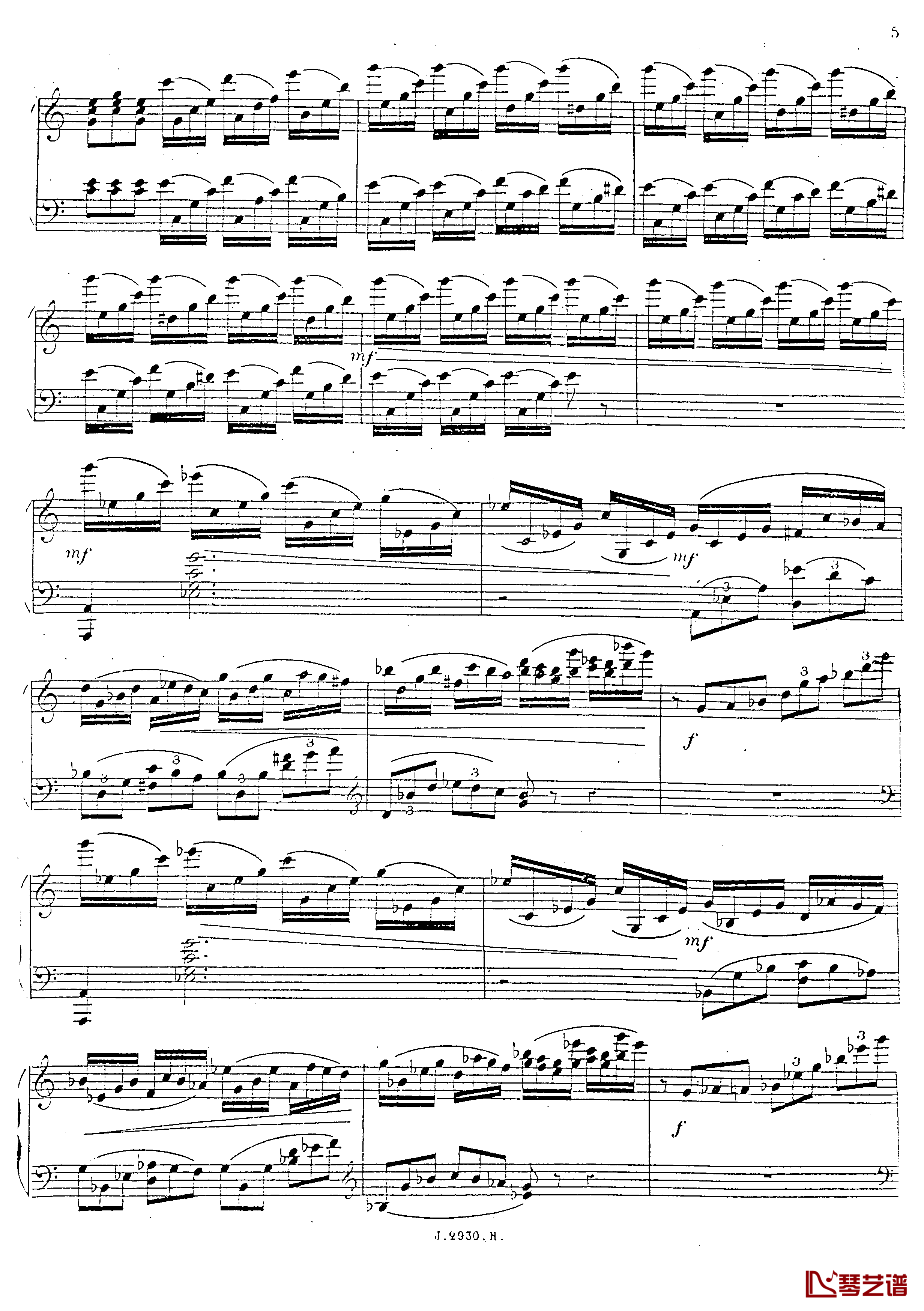 a小调第四钢琴奏鸣曲钢琴谱-安东 鲁宾斯坦- Op.1006