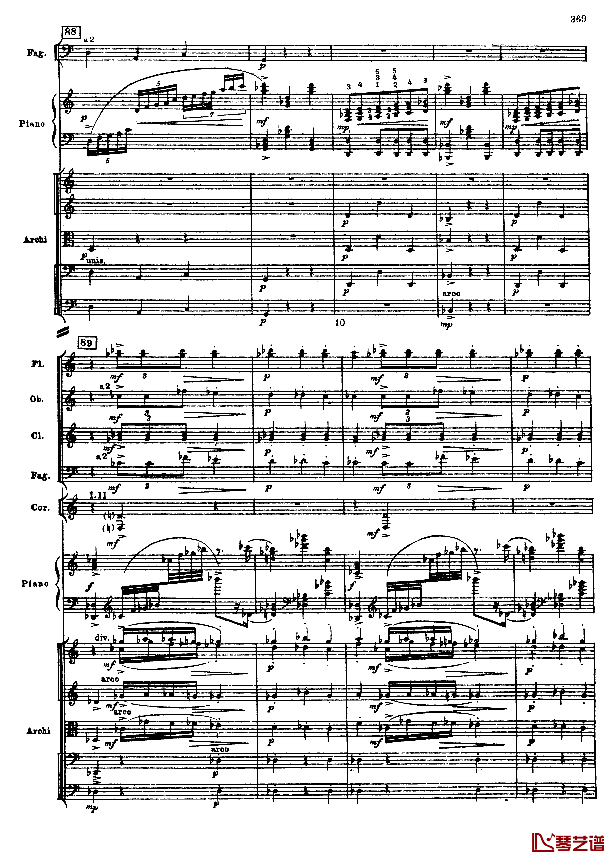 普罗科菲耶夫第三钢琴协奏曲钢琴谱-总谱-普罗科非耶夫101