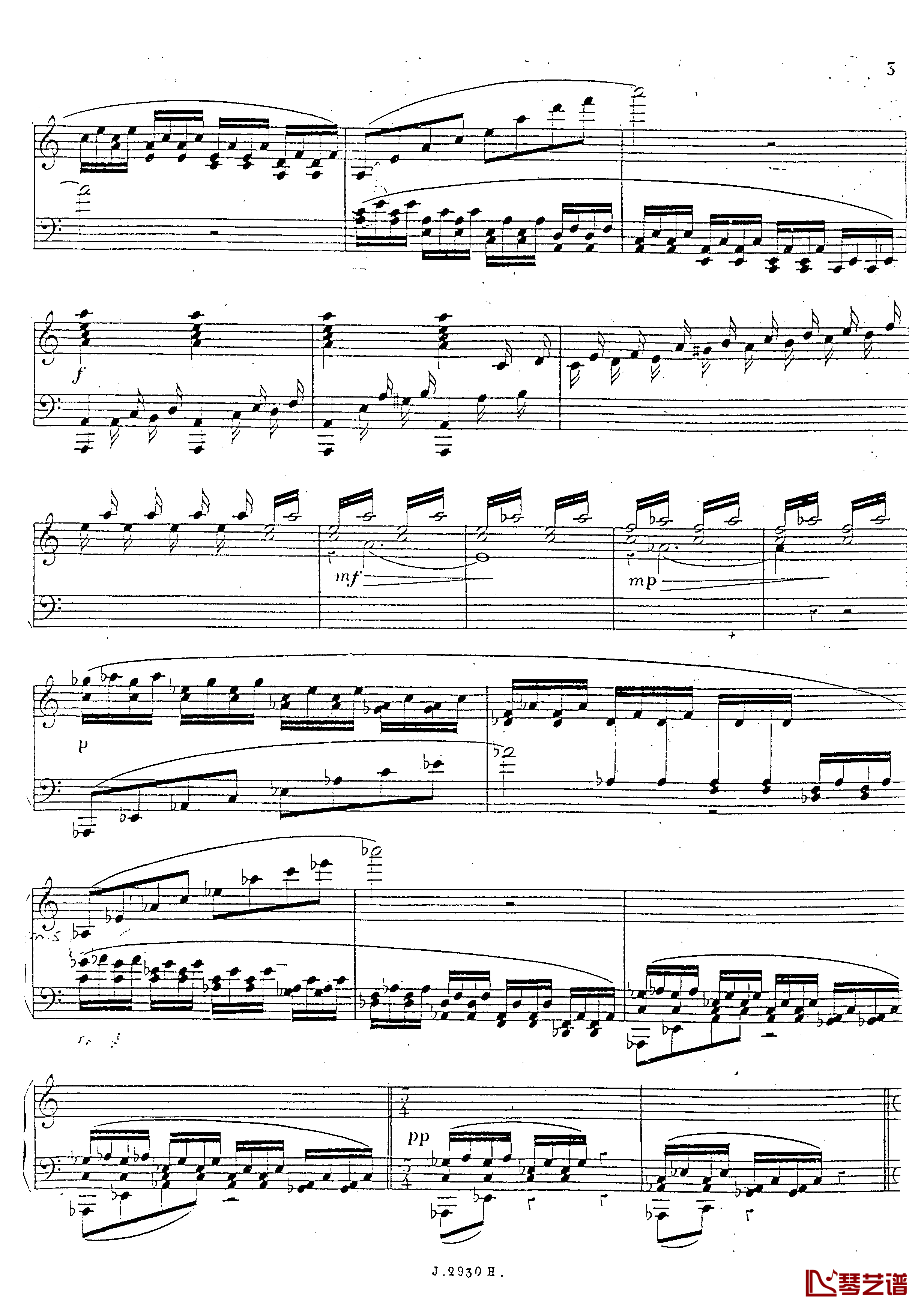a小调第四钢琴奏鸣曲钢琴谱-安东 鲁宾斯坦- Op.1004