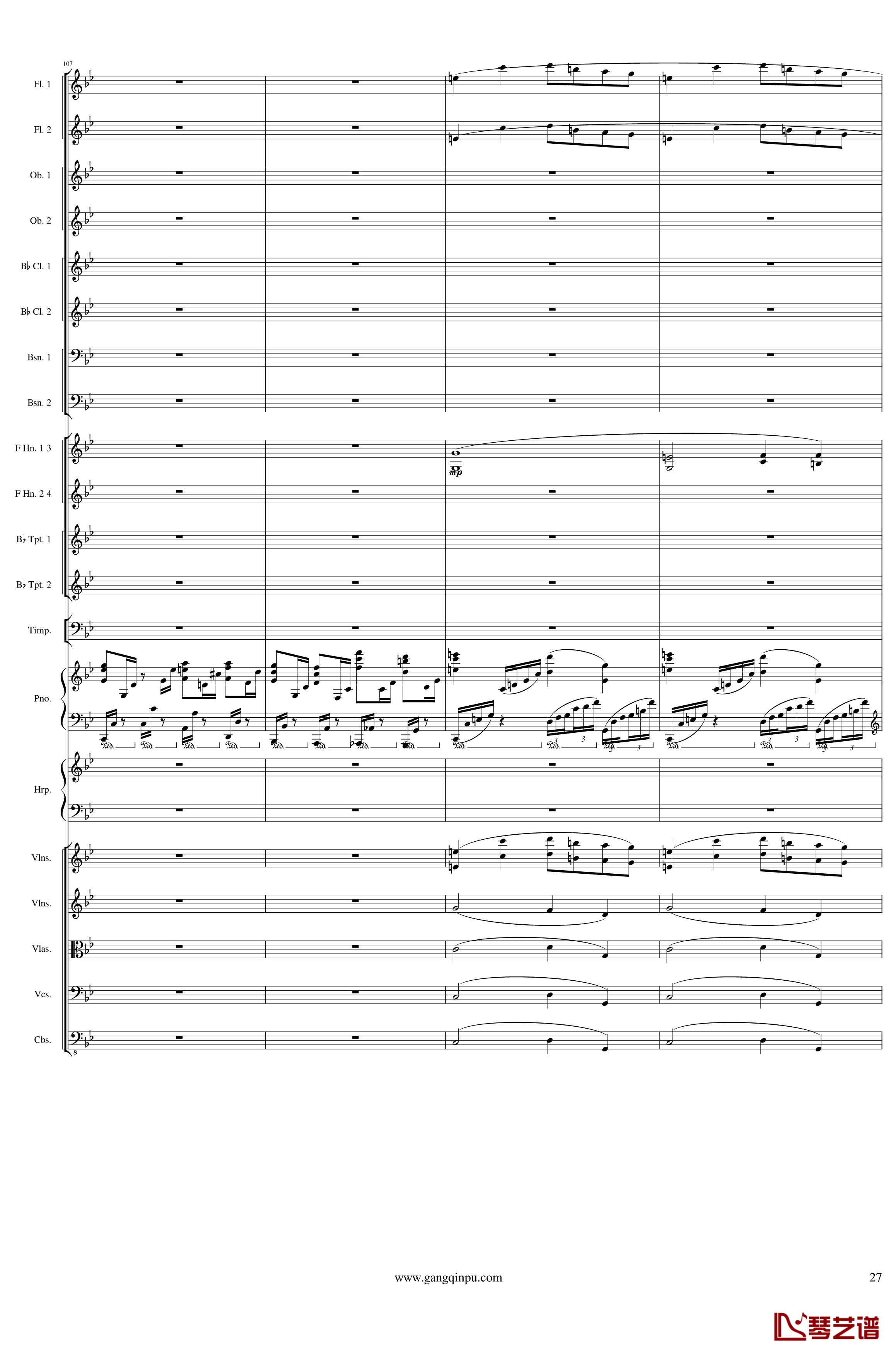 Symphonic Poem No.3, Op.91 Part 1钢琴谱-一个球27