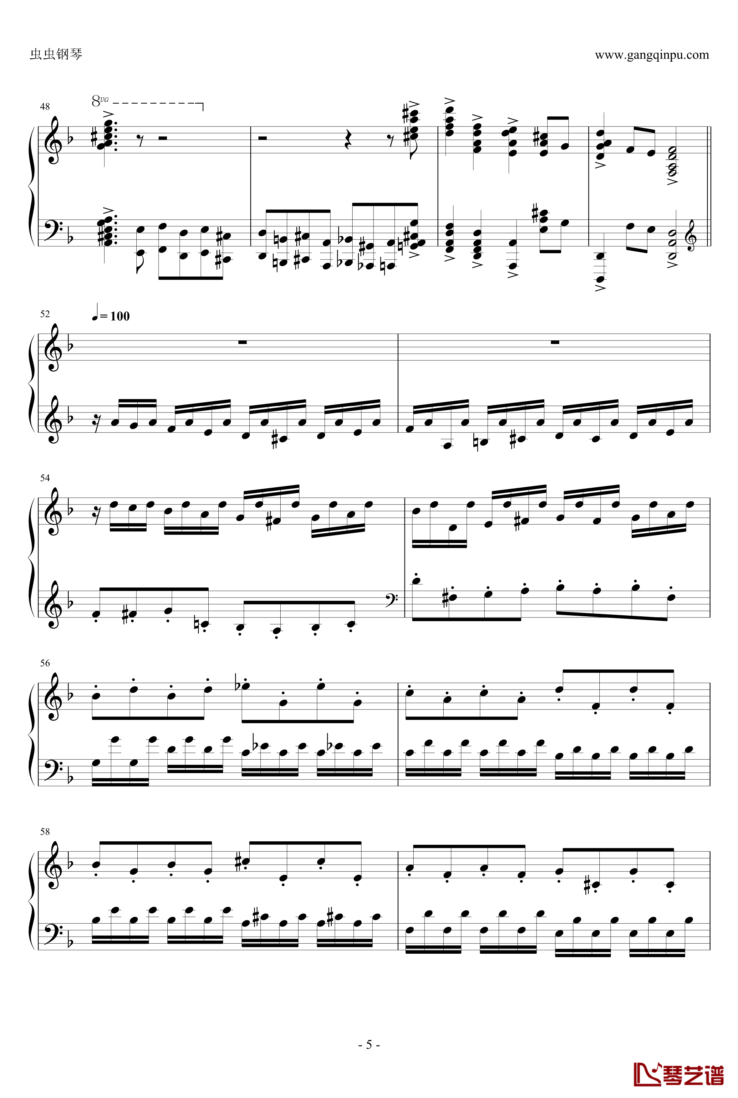 RollerballⅡ钢琴谱-马克西姆-Maksim·Mrvica5