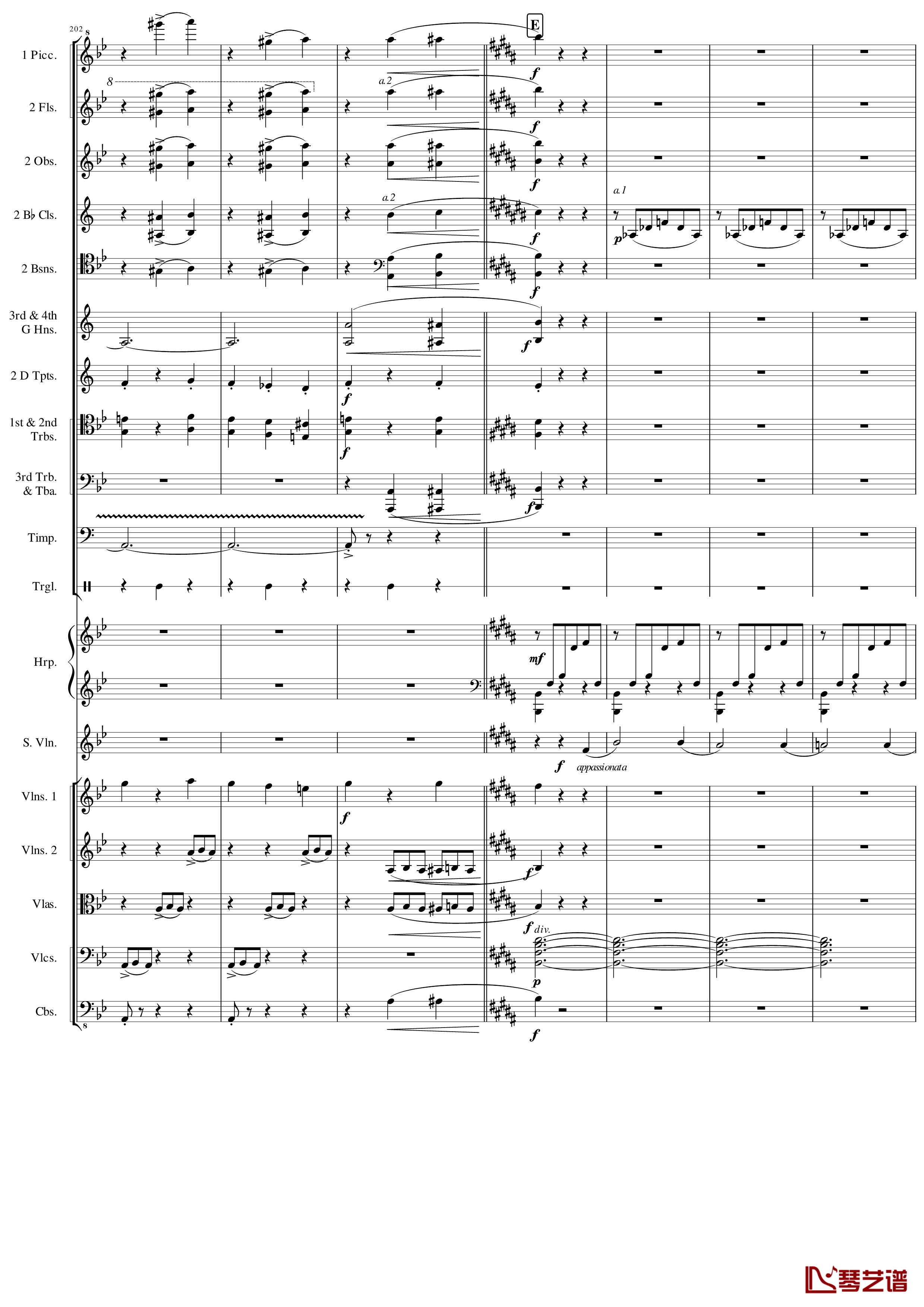 Danse Macabre Op.40钢琴谱-圣桑20