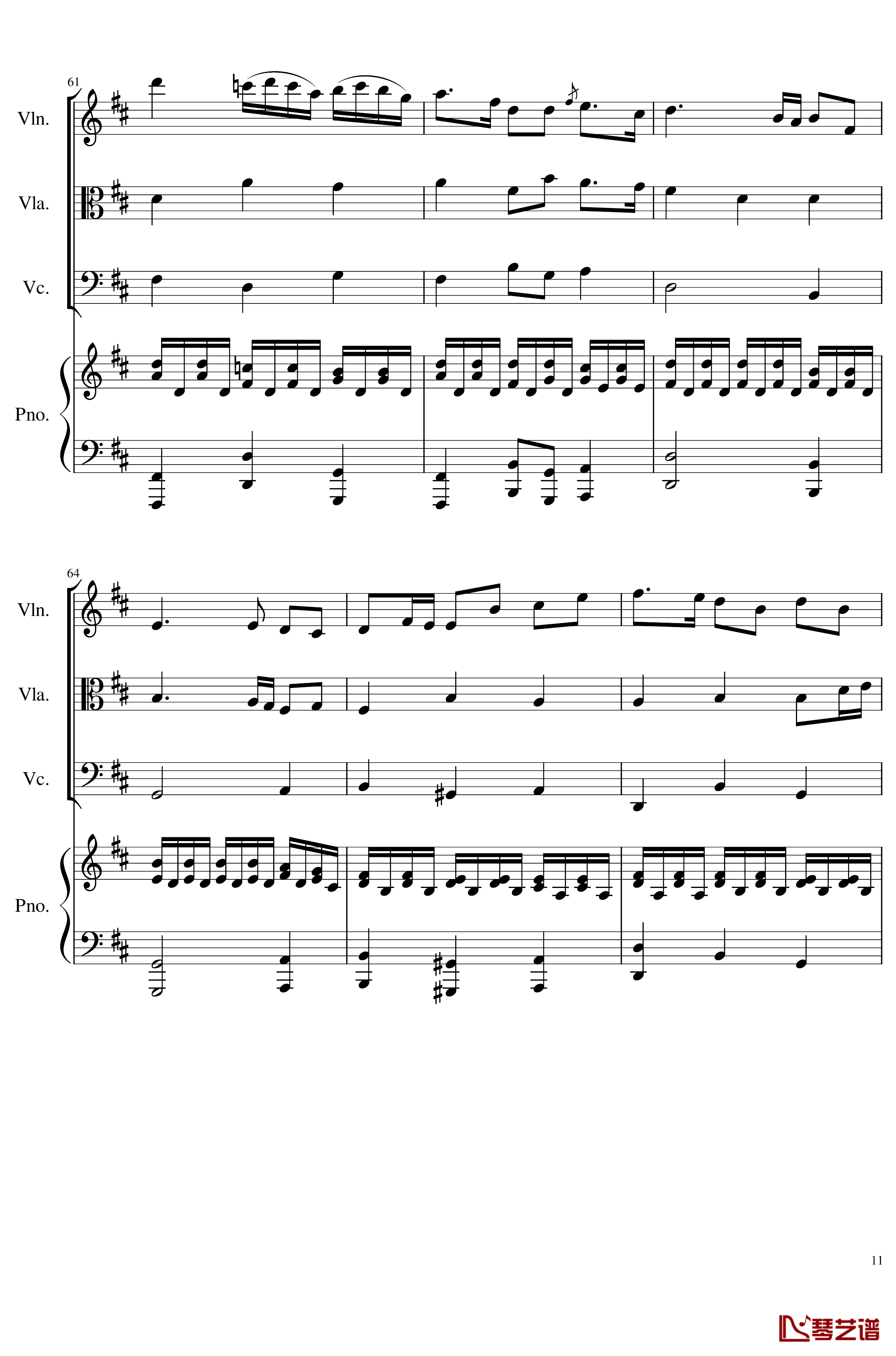 Autumn Song Op.111b钢琴谱-一个球11