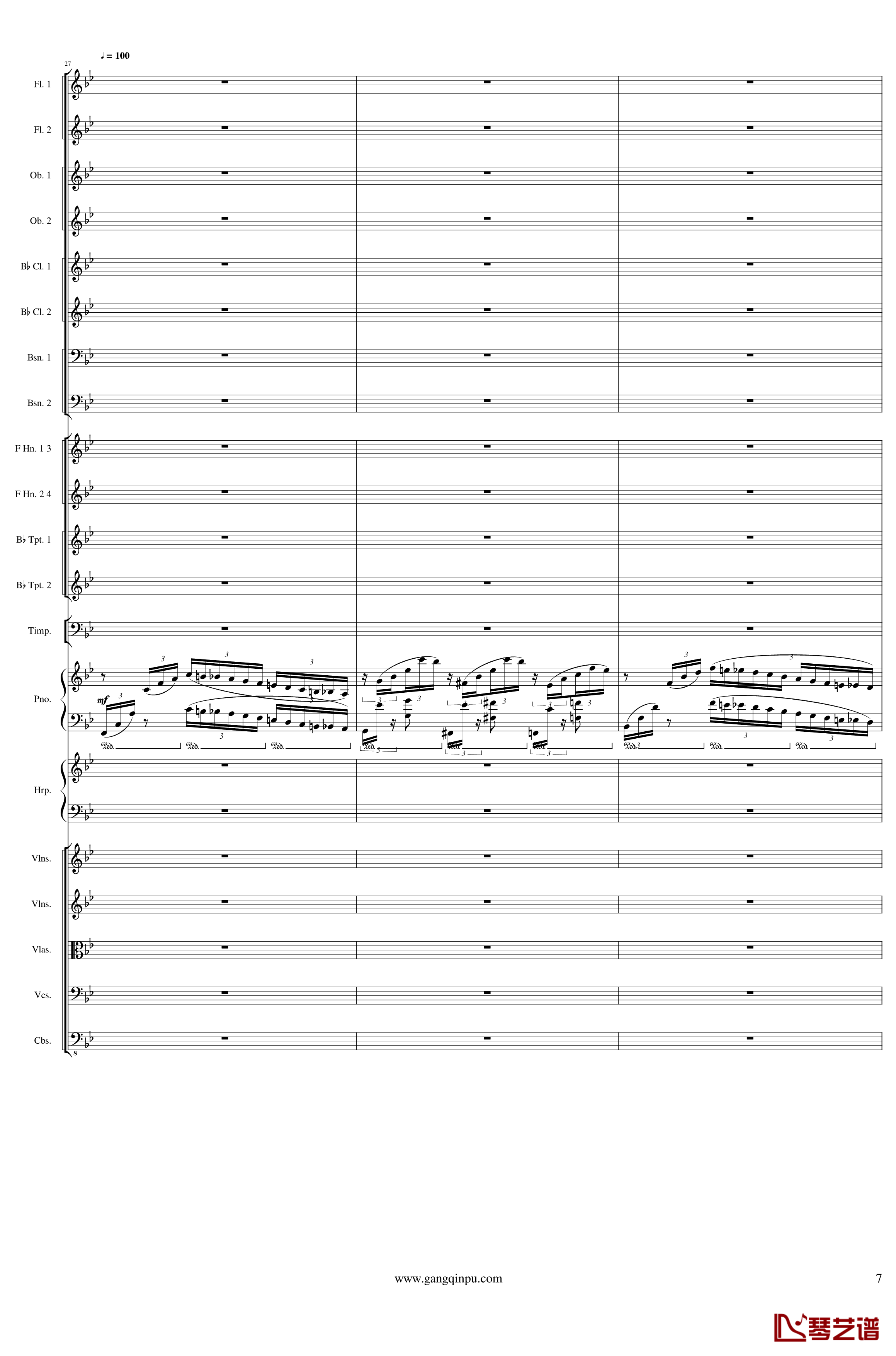 Symphonic Poem No.3, Op.91 Part 1钢琴谱-一个球7
