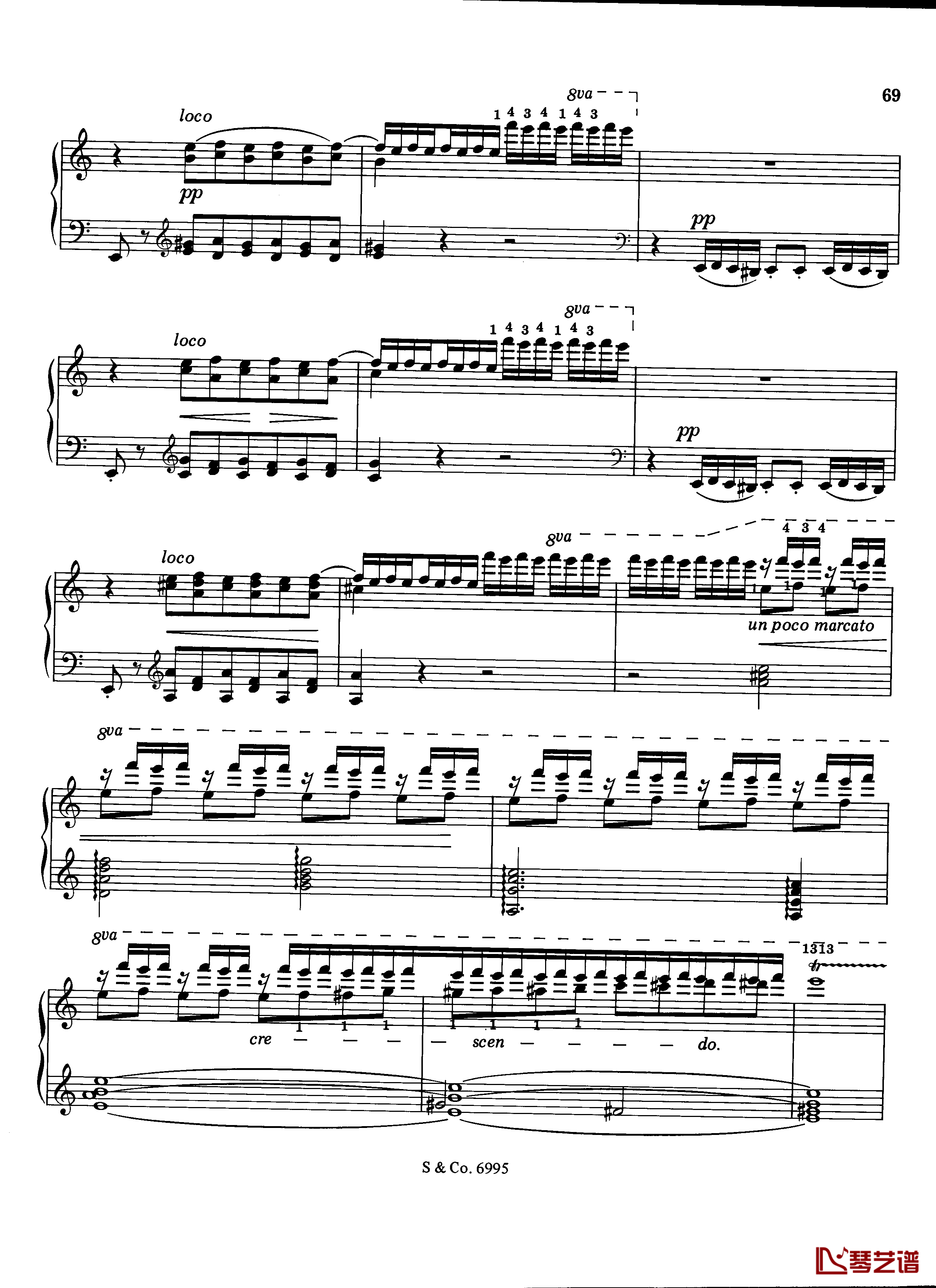LA ROMANESCA钢琴谱S.252a-李斯特5
