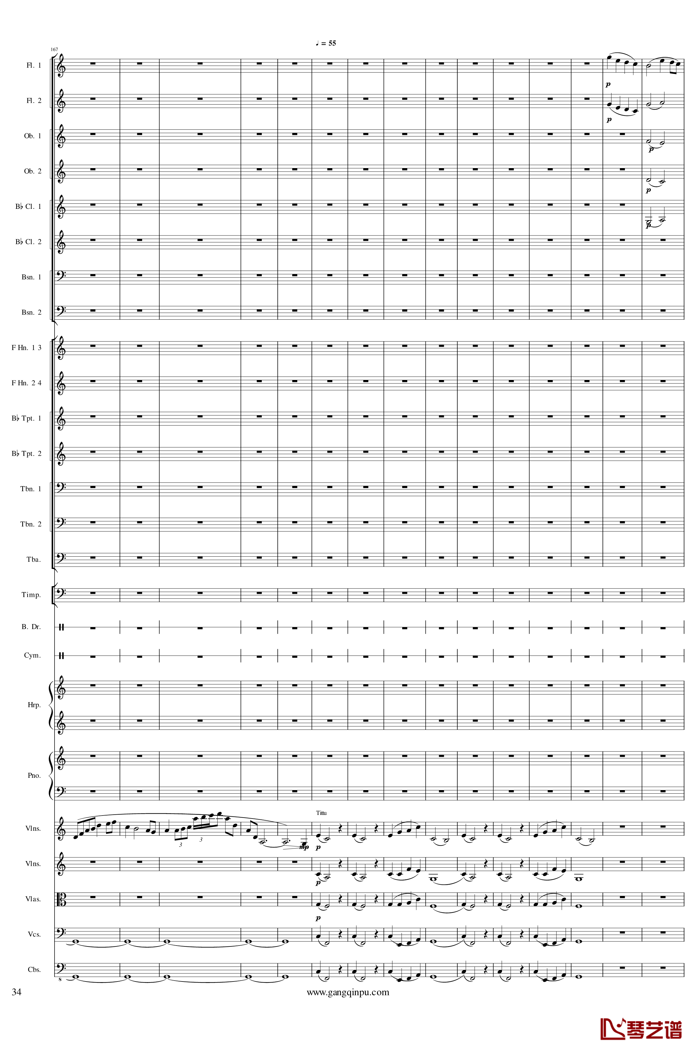 Piano Concerto No.6 in sharp F Minor Op.57 III钢琴谱-一个球34