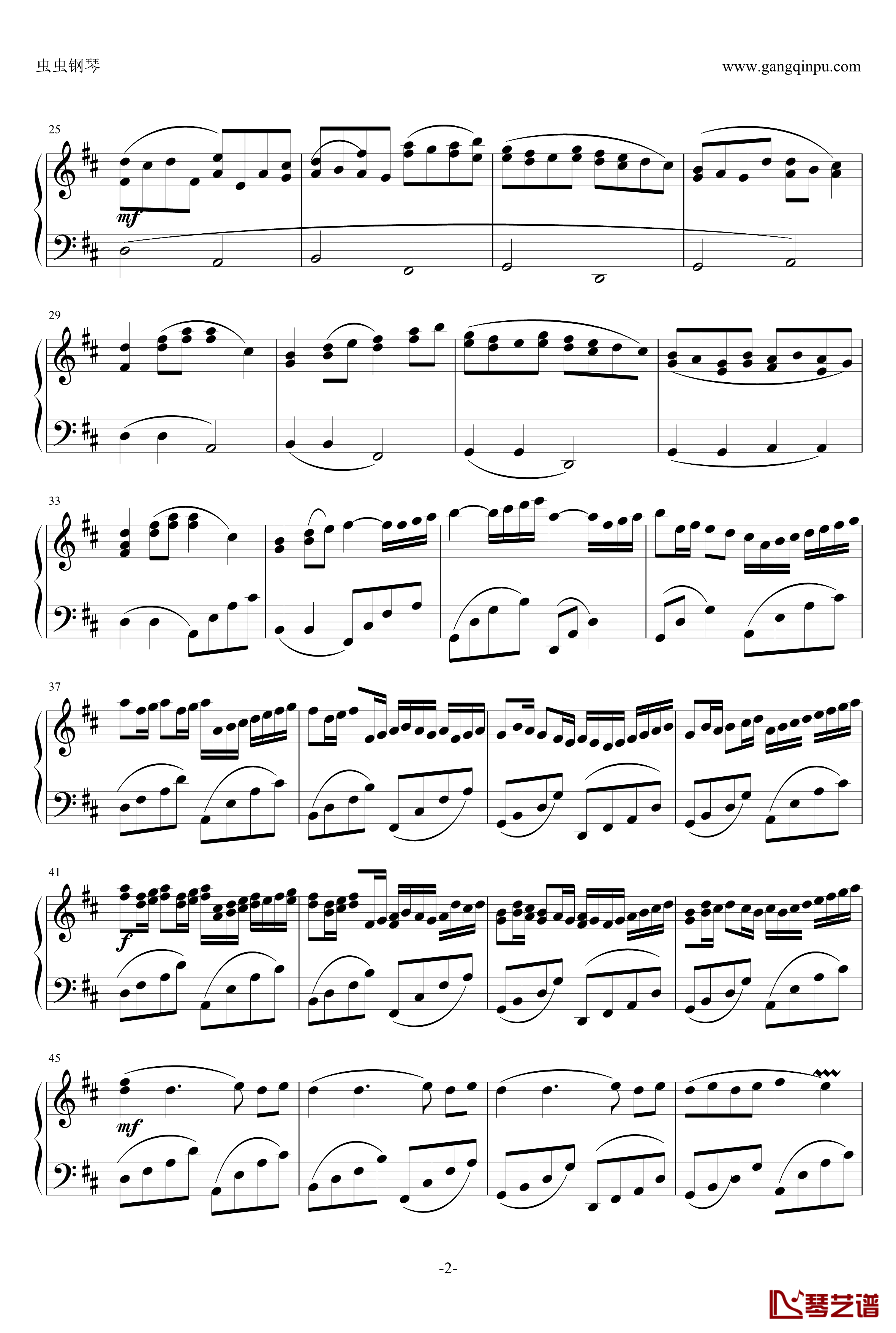 帕赫贝尔钢琴谱-Pacheble's Canon in D Long Version-Pachelbel2