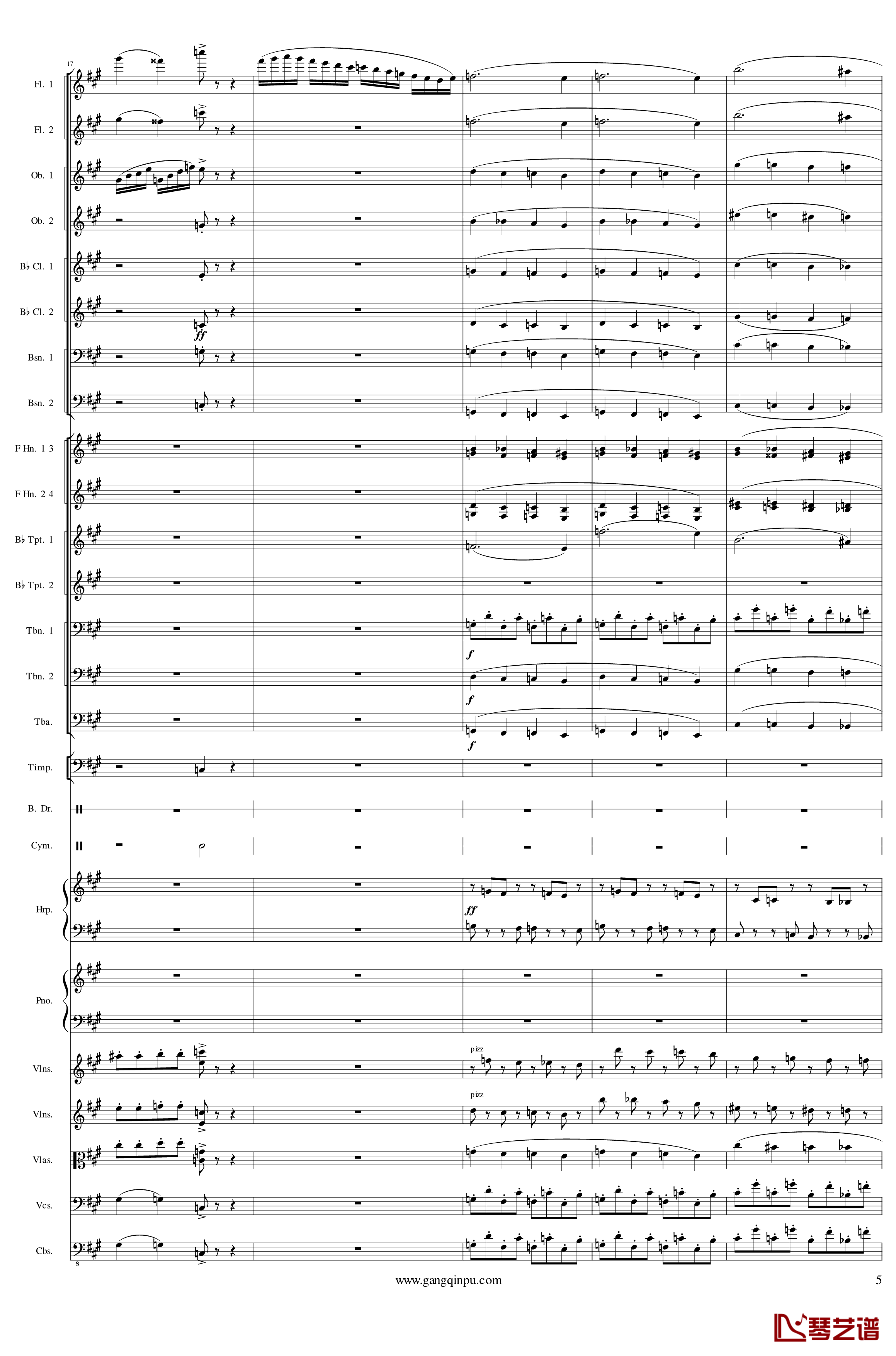 Piano Concerto No.6 in sharp F Minor Op.57 III钢琴谱-一个球5