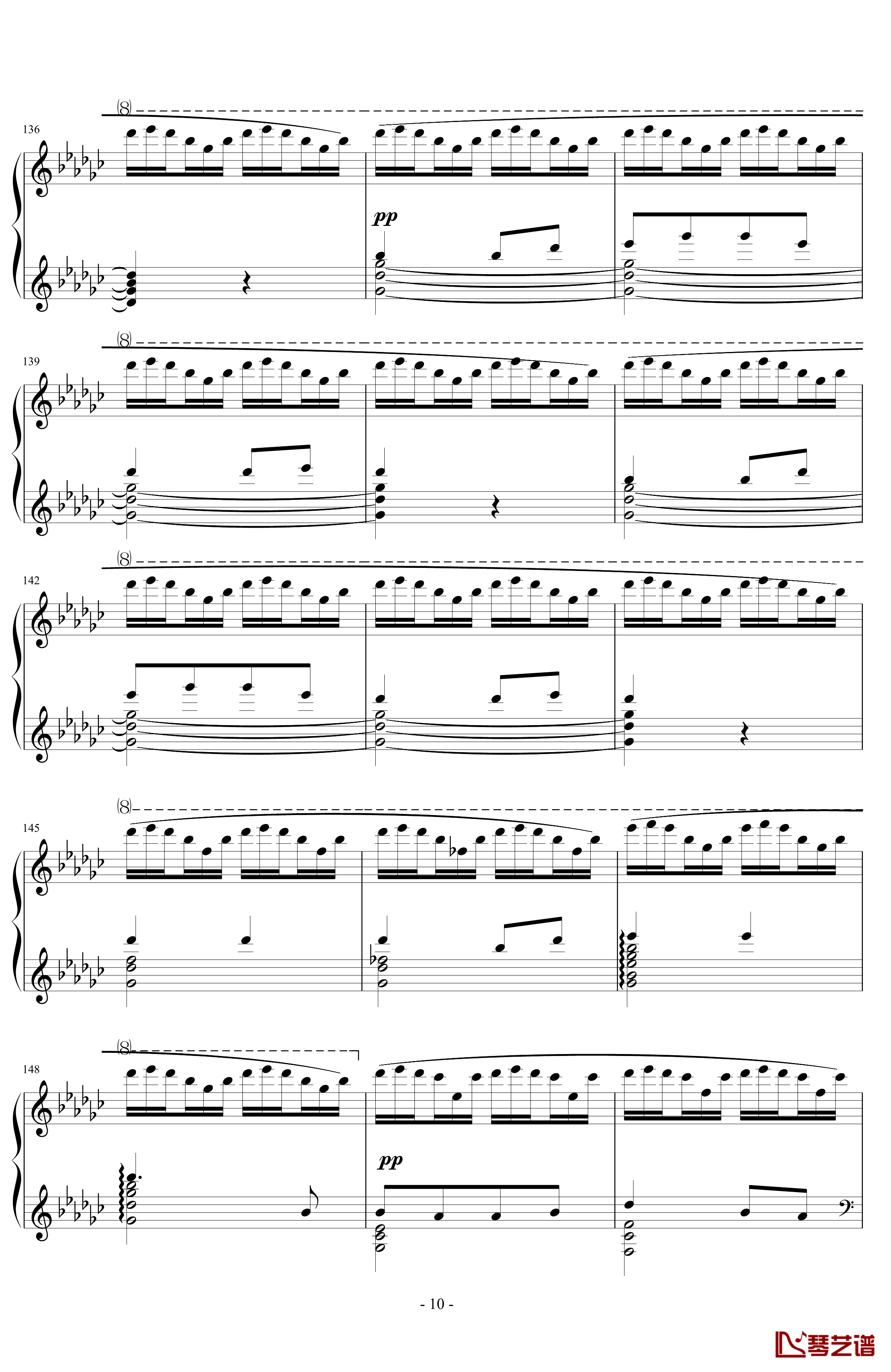 《练习曲Op.25 No.3》钢琴谱-阿连斯基-希望能为大家带来惊喜10