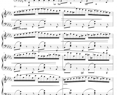 肖邦前奏曲第16首钢琴谱-肖邦-chopin