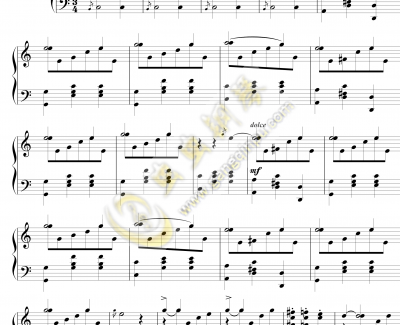舞曲钢琴谱1-Op.94  No.-西贝柳斯