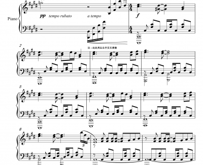 OVERLAP 钢琴谱-《游戏王》第一部190-224话OP-游戏王