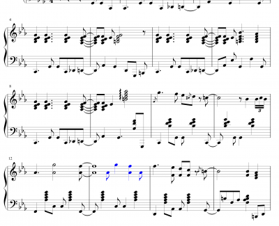 Blue Bossa钢琴谱-爵士-钢琴独奏-爵士音乐