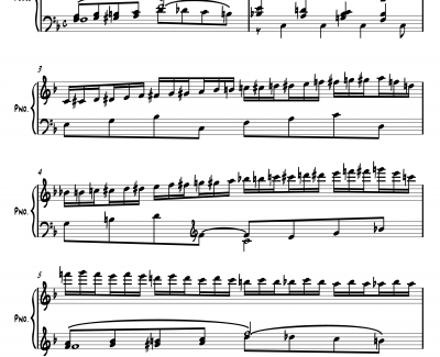 Etude Op 72 No 6钢琴谱-莫什科夫斯基-Moszkowski