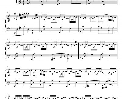 终月之幻想-最后的月光钢琴谱-完整版-李羽