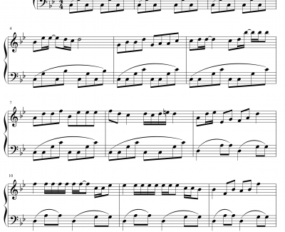 音符的旅行钢琴谱-hllpy333
