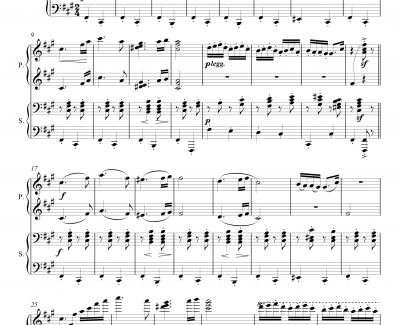 匈牙利舞曲钢琴谱-原版的-四手联弹-勃拉姆斯-Brahms
