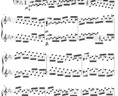 巧技练习曲op72 no7钢琴谱-莫什科夫斯基-Moszkowski