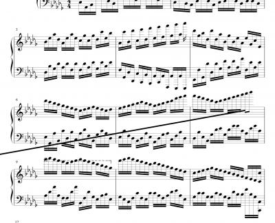 十六分音符之练习曲——老涂练习曲3钢琴谱-老涂