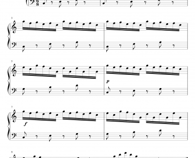 练习曲1.1钢琴谱-gzf135