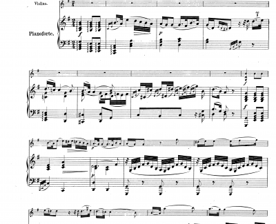G大调小提琴奏鸣曲K.379钢琴谱-莫扎特