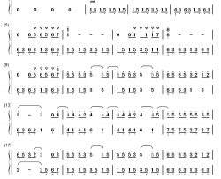 シークレットグラフィティー钢琴简谱-数字双手-乃木坂46