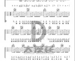 要不要买菜《下山》吉他谱(B调)-Guitar Music Score