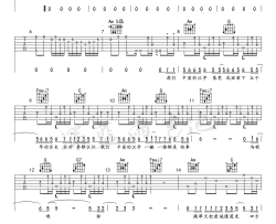 陈柯宇《生僻字》吉他谱(D调)-Guitar Music Score