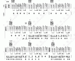 陈雪凝《绿色》吉他谱(G调)-Guitar Music Score