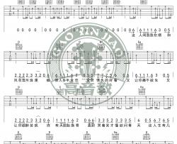 阿悠悠《一曲相思》吉他谱(G调)-Guitar Music Score