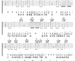 孟凡明《只只》吉他谱(F调)-Guitar Music Score