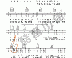 五月天《温柔》吉他谱(C调)-Guitar Music Score