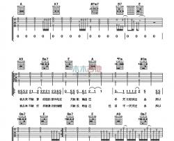 戴佩妮《一念之间》吉他谱-Guitar Music Score
