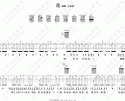 宋佳《花》吉他谱(C调)-Guitar Music Score