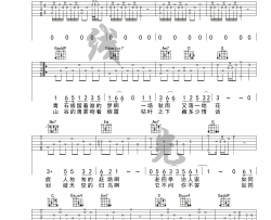 毛不易《一程山路》吉他谱-Guitar Music Score