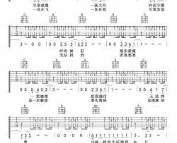 《飞得更高》吉他谱-汪峰-G调简单版六线谱-吉他弹唱教学
