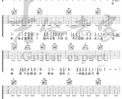 刘若英《后来》吉他谱-六线谱-C调弹唱谱-带前奏间奏