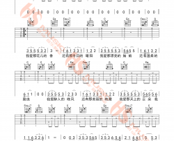 陈硕子《等你》吉他谱(C调)-Guitar Music Score