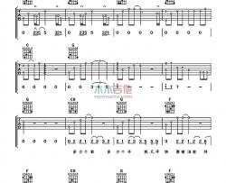 戴佩妮《街角的祝福》吉他谱-Guitar Music Score