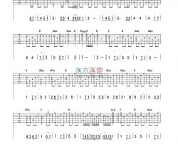 五月天《知足 指弹 》吉他谱-Guitar Music Score