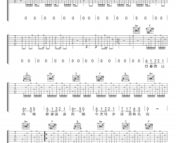 双笙《马步谣》吉他谱(C调)-Guitar Music Score