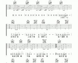 张惠妹《剪爱》吉他谱-Guitar Music Score