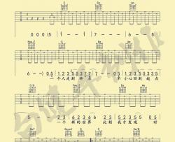 鹿晗《我们的明天》吉他谱-Guitar Music Score