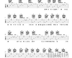 许嵩《千古》吉他谱-Guitar Music Score