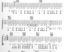 李荣浩《都一样》吉他谱-Guitar Music Score