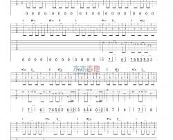 高旗&超载《陈胜吴广 不插电版 》吉他谱-Guitar Music Score