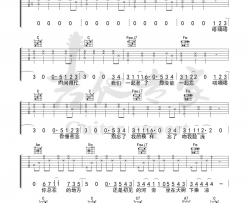 【新编】《阿尔茨海默的爱》吉他谱-白举纲-C调弹唱谱-高清六线谱 Guitar Music Score