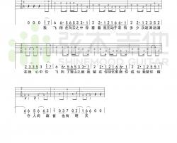 李荣浩《麻雀（指弹）》吉他谱(C调)-Guitar Music Score